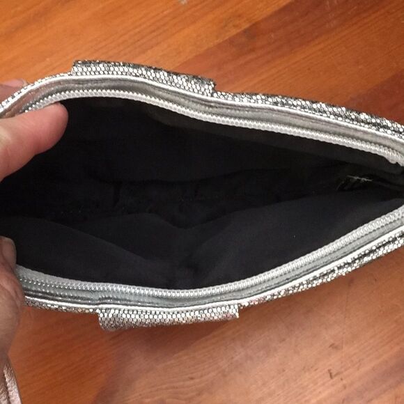 Victoria’s Secret Shimmering Silver Wristlet - Restored Elegance! - Picture 6 of 11